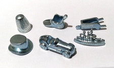Metal monopoly tokens for sale  BARNET