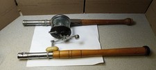 VINTAGE PENN 60 LONGO MOLINETE DE PESCA PRAIA "LOTE" MAIS 2 ALÇAS DE VARAS DE MADEIRA... PLS LER comprar usado  Enviando para Brazil