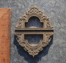 2x Encadernação de enfeite de latão placa de gravação de carimbo de folha quente Art Nouveau Deco!! comprar usado  Enviando para Brazil