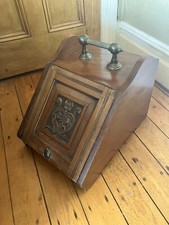 Antique coal scuttle for sale  CHEADLE