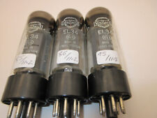 El34 mullard valves for sale  CHICHESTER