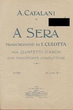 Catalani sera trascrizione usato  Novellara