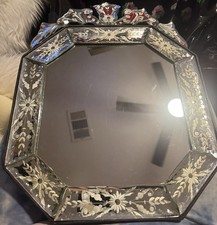 Vintage venetian etched for sale  Palm Desert