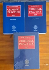 Blackstone criminal practice for sale  NEWCASTLE UPON TYNE