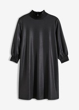 Minikleid wetlook schwarz gebraucht kaufen  Deutschland
