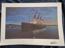 Titanic print. ship for sale  PURFLEET-ON-THAMES