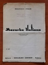 Migliavacca stocchi mazurka usato  Cosenza