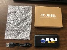 NOVA CAIXA ABERTA RARA Buffalo Sabres Power Bank USB Carregador de Celular 5000mAh comprar usado  Enviando para Brazil