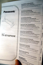 Guia de instruções manual para suporte de TV com pedestal PANASONIC TY-ST42PX5W comprar usado  Enviando para Brazil