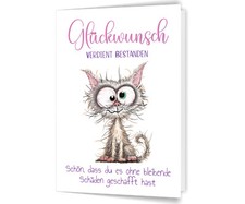 Glückwunschkarte bestandene p gebraucht kaufen  Wartenberg