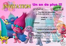 Cartes invitation anniversaire d'occasion  Lapalud