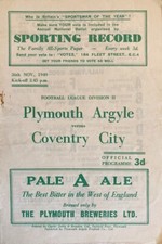 plymouth argyle for sale  BUSHEY