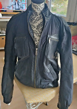 Blouson noir cuir d'occasion  Metz-