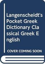 LANGENSCHEIDT'S POCKET GREEK DICTIONARY CLASSICAL GREEK **Mint Condition** segunda mano  Embacar hacia Argentina