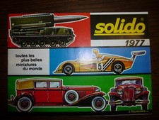 Catalogue solido 1977 d'occasion  Maxéville