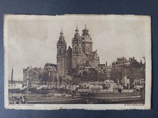 AK Postcard CPA Holandia Amsterdam Prins Hendrikkade 1915 na sprzedaż  Wysyłka do Poland