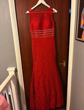 Red lace prom for sale  BRACKNELL