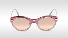 Armação de óculos de plástico OMEGA OM0023-H 74U cristal rosa olho de gato 51-24-140 Itália, usado comprar usado  Enviando para Brazil