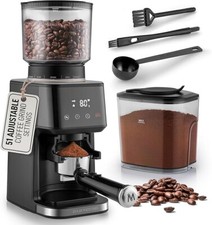 Usado, Moedor de rebarba cônico Zulay: tela sensível ao toque, 51 configurações, temporizador, aço + kit comprar usado  Enviando para Brazil
