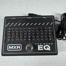 Pedal de efeitos equalizador de guitarra MXR TEN BAND EQ preto e cabo de alimentação comprar usado  Enviando para Brazil
