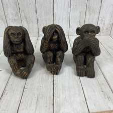 Wise monkeys figurines for sale  Pittsburgh