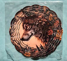 Wolf design round for sale  LYME REGIS