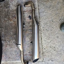 Triumph bonneville silencers for sale  BURY