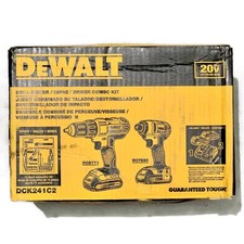 Usado, Kit compacto de broca/driver e driver de impacto DEWALT DCK241C2 20V MAX comprar usado  Enviando para Brazil