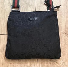 Black gucci messenger for sale  EDGWARE