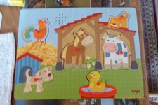 Steckpuzzle holz tiergeräusch gebraucht kaufen  Solingen