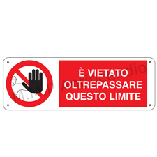 Cartello segnaletico vietato usato  Bagheria
