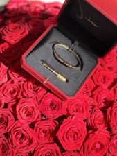 cartier armreif love gelbgold gebraucht kaufen  Hamburg