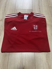 T-shirt Adidas St. George T.T.C - czerwona - rozmiar M, używany na sprzedaż  PL