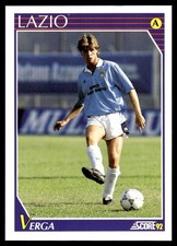 1992 Score Calciatori Italy Soccer Rufo Verga Lazio #156 comprar usado  Enviando para Brazil