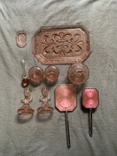 Vintage pink glass for sale  IPSWICH
