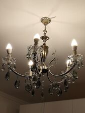 Lampadario gocce cristallo usato  Roma