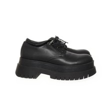 Bershka, sznurowane buty, rozmiar: 37, czarne, damskie #Uqx na sprzedaż  PL