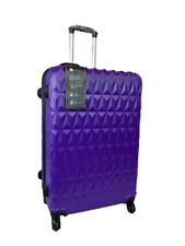 Black pink suitcase for sale  GLASGOW