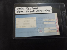 1991 HOF Steve Yzerman Goal #51 última temporada detroit red wings Chicago 31/03 comprar usado  Enviando para Brazil