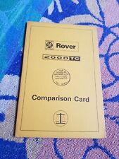 Rover 2000tc car for sale  BEDFORD