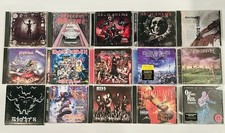 HUGE Lot Metal CD Cases And Booklet No Discs Iron Maiden KISS Ozzy HARD ROCK, usado comprar usado  Enviando para Brazil