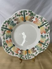 Embossed dragonfly plate for sale  Verbena