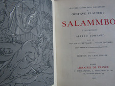 Salammbo gustave flaubert d'occasion  Les Arcs