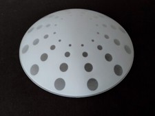 Frosted glass circular for sale  LUTTERWORTH