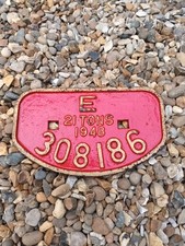 Tons coach plate for sale  LEIGHTON BUZZARD