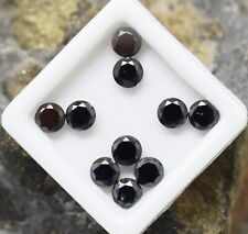 Lote de 10 peças de diamante preto natural novo tamanho pequeno formato redondo pedra preciosa certificada comprar usado  Enviando para Brazil