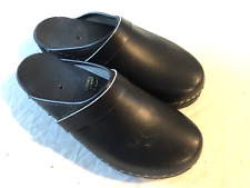 Mens black leather for sale  SHETLAND