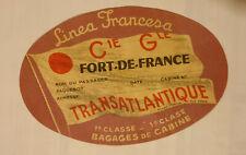 Cie gle transatlantique d'occasion  Expédié en Belgium