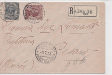 1923 affrancata con usato  Villanova di Camposampiero