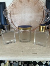 Conjunto de cômoda vintage de vidro com tampos de lápis azul comprar usado  Enviando para Brazil